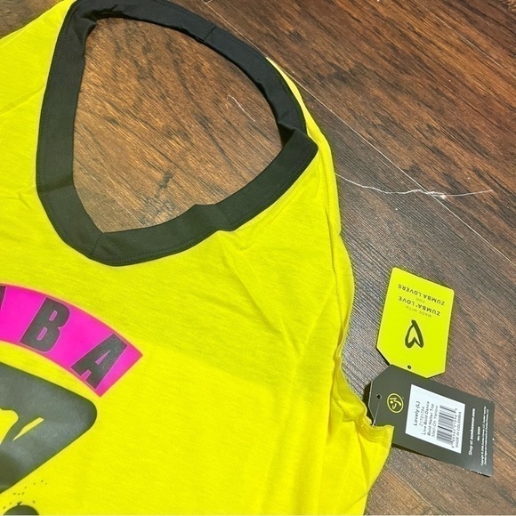 ZUMBA DANCE BOLD halter tank top large new with Tag - Picture 6 of 7